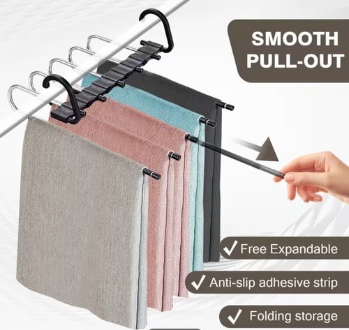 Retractable Stainless Steel Pants Hanger
