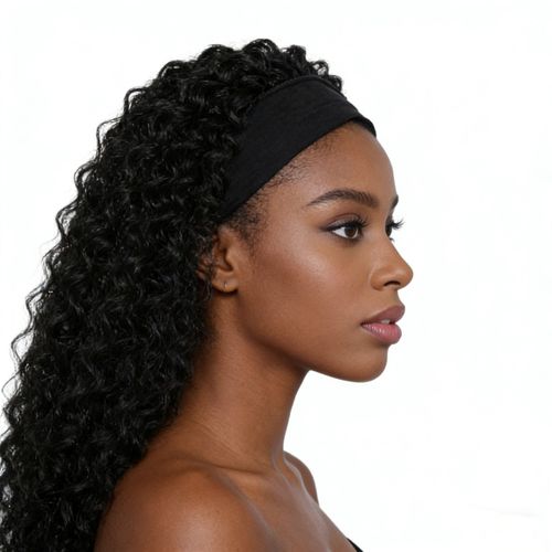 Long Curly Headband Wig