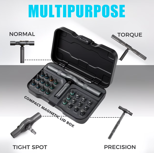 24-in-1 Magnetic Screwdriver Kit