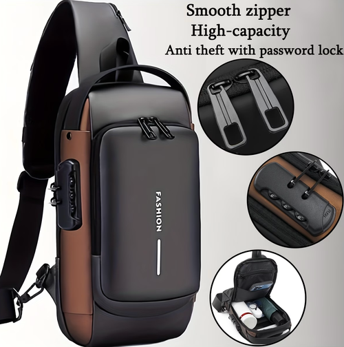 ❤️Perfect Daily Commute：Men's Anti-Theft Crossbody Bag | Durable Casual Backpack for Daily Commute & Outdoor
