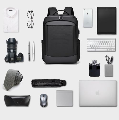black large capacity waterproof backpack