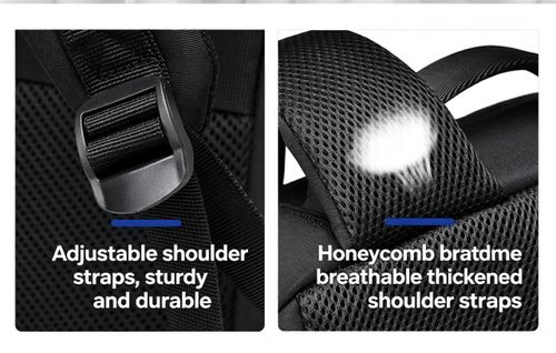 black large capacity waterproof backpack