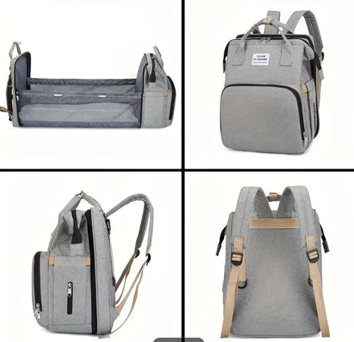 🍼🎒Large Capacity Mommy Backpack Diaper Bag with Stroller Straps