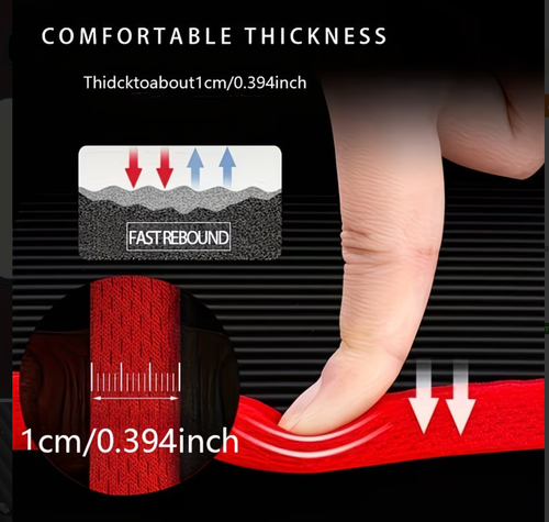 🧘Premium 10mm Extra Thick Yoga Mat, Anti-Slip Home Fitness Mat