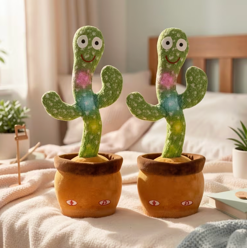 🌵Dancing Talking Cactus Toy, Repeating Recording Plush Toy