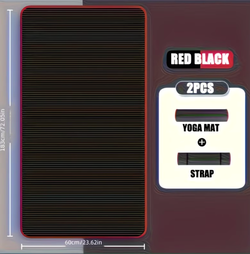 🧘Premium 10mm Extra Thick Yoga Mat, Anti-Slip Home Fitness Mat