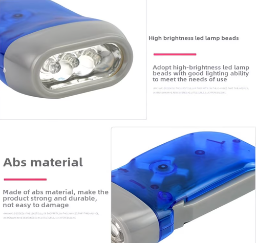 Hand Crank Flashlight