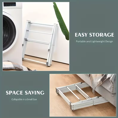 3-Tier Foldable Clothes Drying Rack