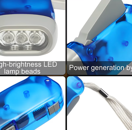 Hand Crank Flashlight