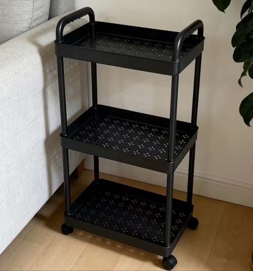 3-Tier Rolling Storage Trolley