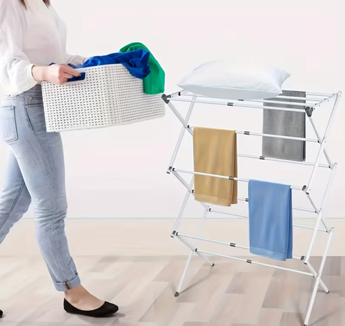 3-Tier Foldable Clothes Drying Rack