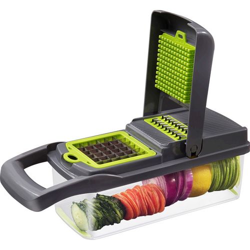🥬14-in-1 Food Grade Vegetable Chopper with Drain Basket
