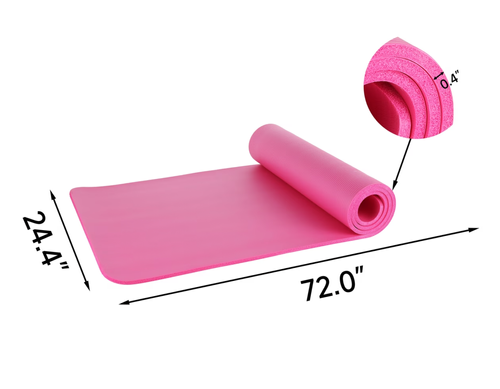 10mm pink Yoga Mat