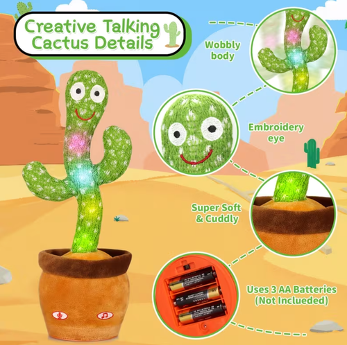 Dancing Talking Cactus Toy