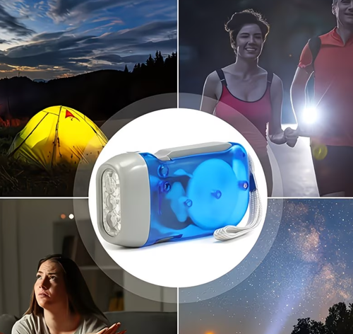 Hand Crank Flashlight