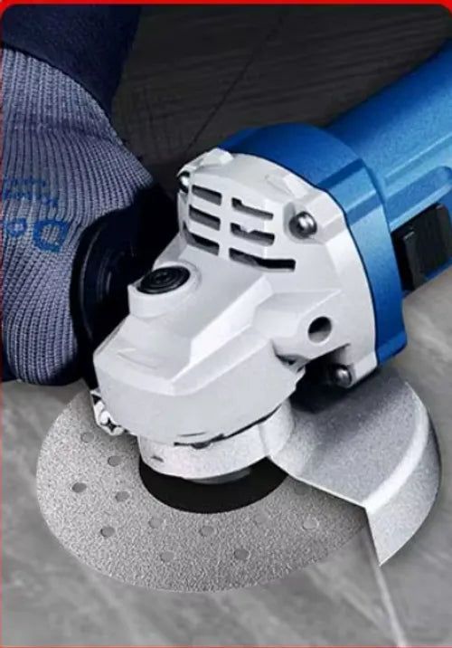 Diamond rock cutting blades for angle grinders