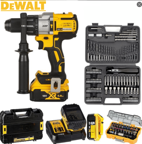 DEWALT elektromos fúró, három funkcióval: csavarhúzó, ütvefúró, fúrás