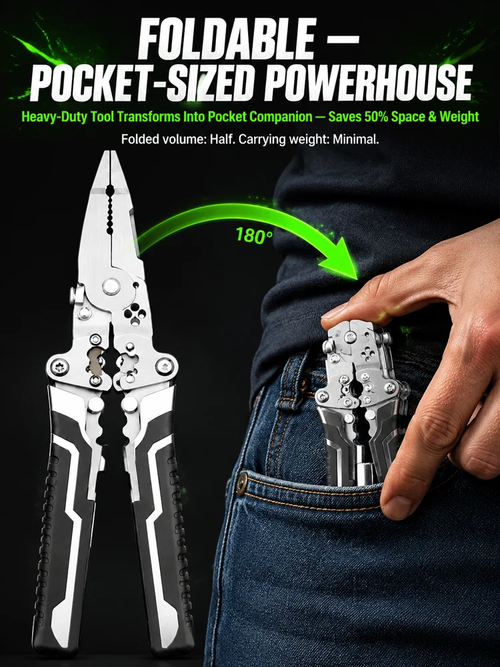 This 10-in-1 smart multifunctional electrician pliers