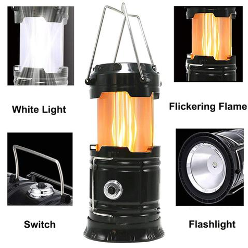 3-in-1 LED Flame Camping Lantern