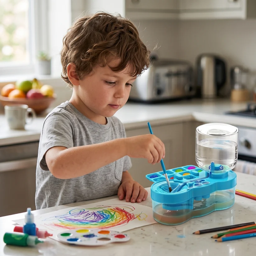 Automatic Paint Brush Rinser & Cleaning Station