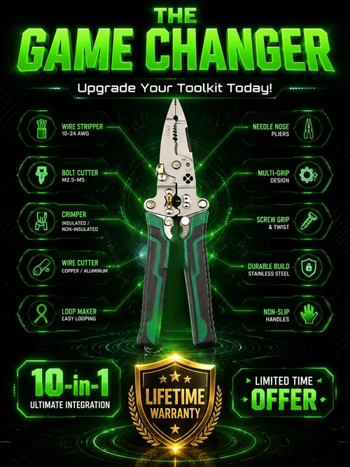 This 10-in-1 smart multifunctional electrician pliers