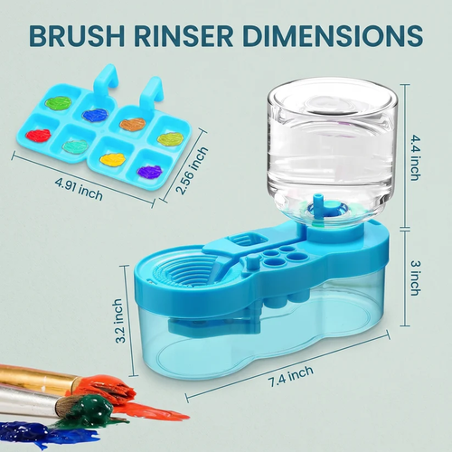 Automatic Paint Brush Rinser & Cleaning Station