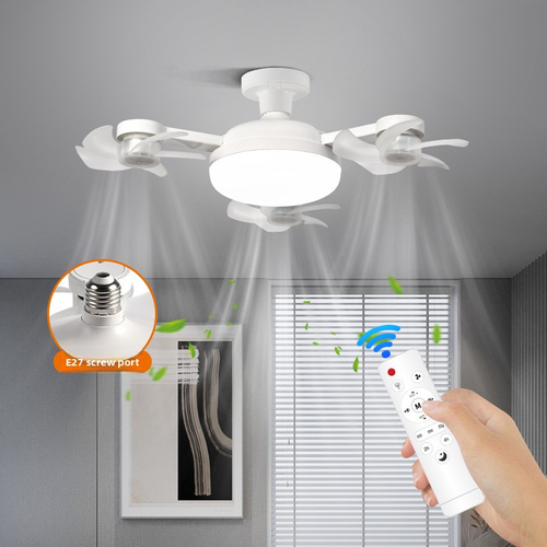 2-in-1 Ceiling Fan with Light
