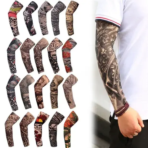 Unisex Cooling Arm Sleeves Sleeved Pack - 2 Pairs UV Protection Arm Covers,