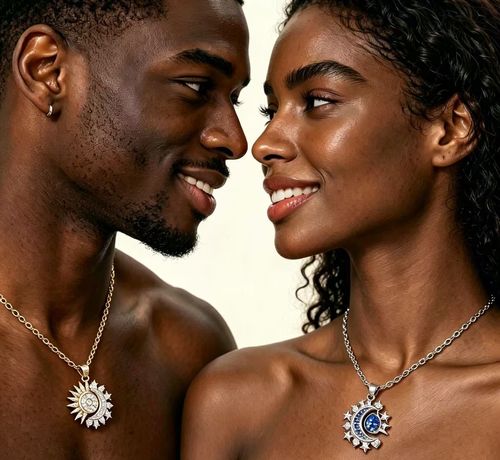 Sun & Moon Soulmate Necklace 2-pack