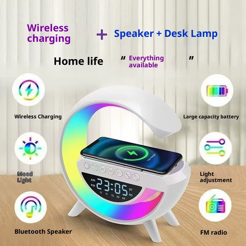 triple！Bluetooth Speaker, Power Bank, and Night Light