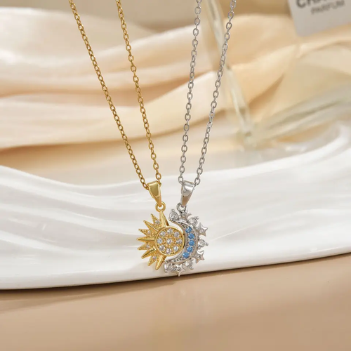 Sun & Moon Soulmate Necklace 2-pack
