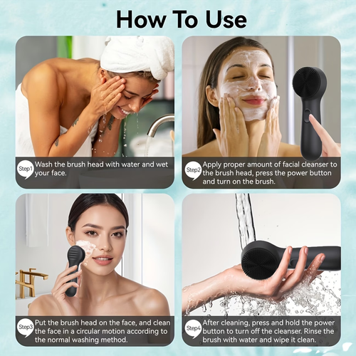Silicone Facial Cleansing Brush