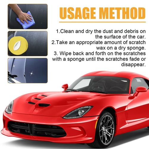scratch repair wax on car