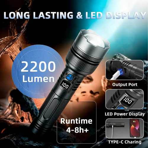 Ultra-Bright High-Intensity Laser Cannon Flashlight