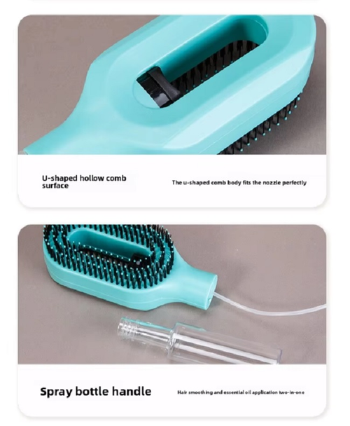 2-in-1 mist detangling brush