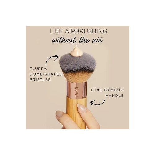 Brush-fluffy, dome foundation brush