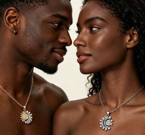 Sun & Moon Soulmate Necklace 2-pack