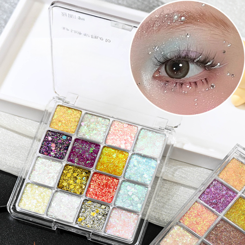 16 Color  Shimmer Eyeshadow for Beauty
