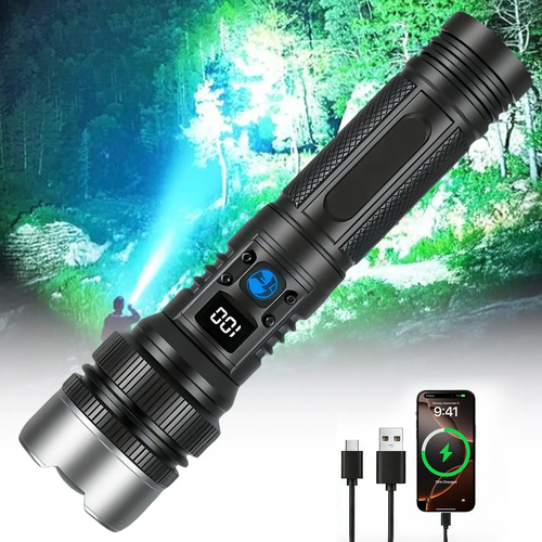 Ultra-Bright High-Intensity Laser Cannon Flashlight