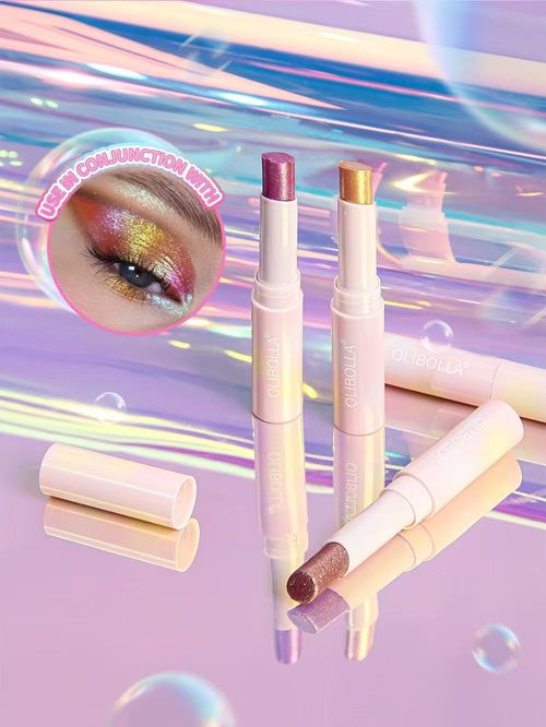 6-pcs highlight& eyeshadow stick for makeup beginner