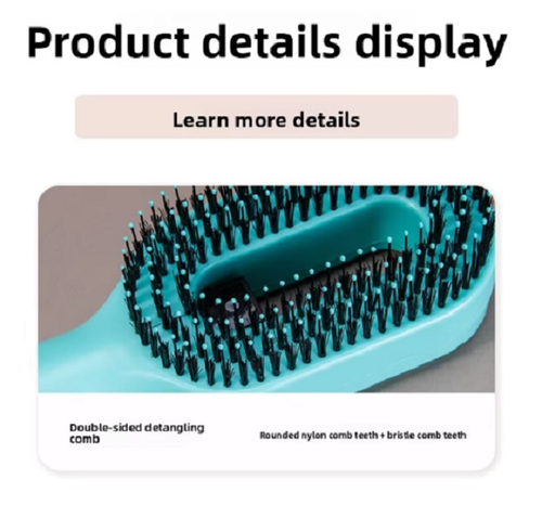 2-in-1 mist detangling brush