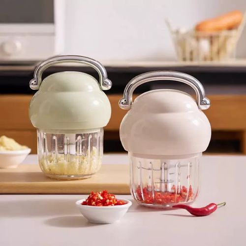 NEW  home-Sleek mini electric garlic grinder