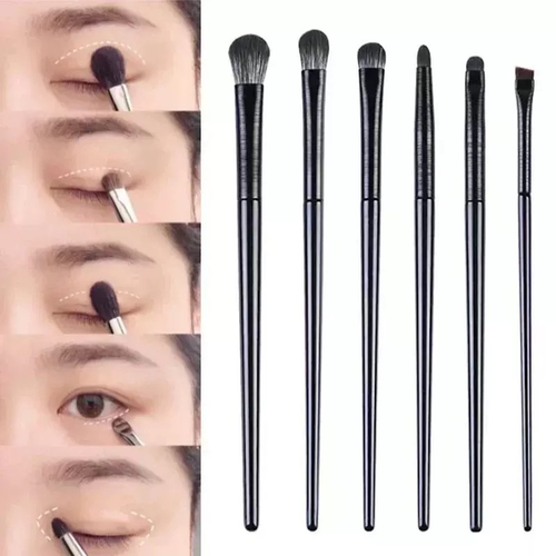 6 in 1 Eyeshadow Blending Brush Kit  for Beginner