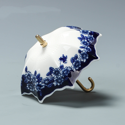 China-Porcelain  Umbrella Tea  Filter
