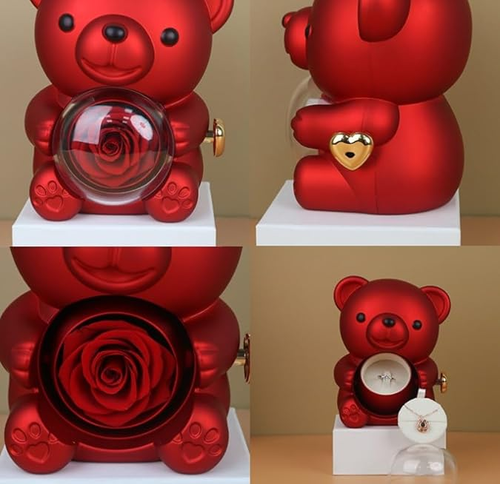 Forever Bear Rose Proposal BOX