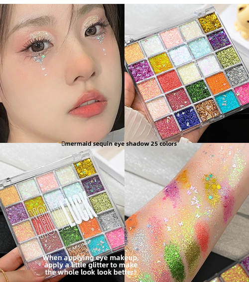 16 Color  Shimmer Eyeshadow for Beauty
