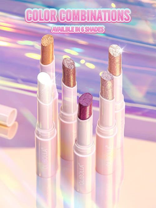 6-pcs highlight& eyeshadow stick for makeup beginner
