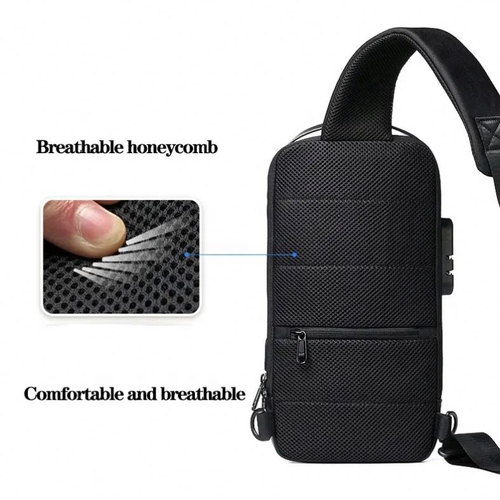 Waterproof, Anti-Theft, Combination-Lock Bag