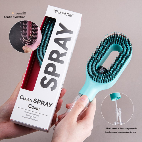 2-in-1 mist detangling brush