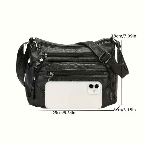 Multi-Pocket Hot Selling Vintage Crossbody Bag